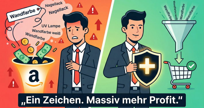 Broad Match Modifier Amazon – Karikatur